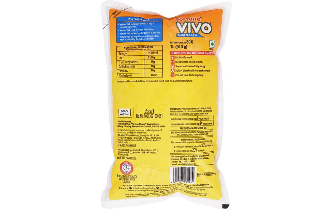 Fortune Vivo Diabetes-Care   Pack  1 litre